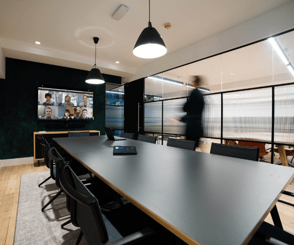 Meeting room AV installation by MVS AV